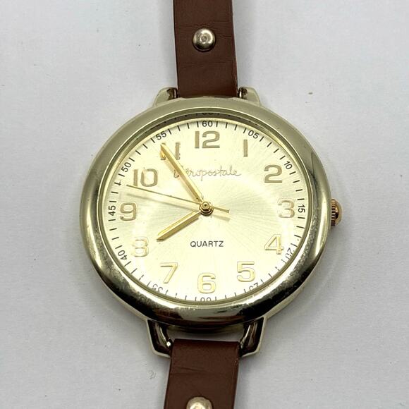 Gold Aeropostale Layered Watch - Picture 2 of 4